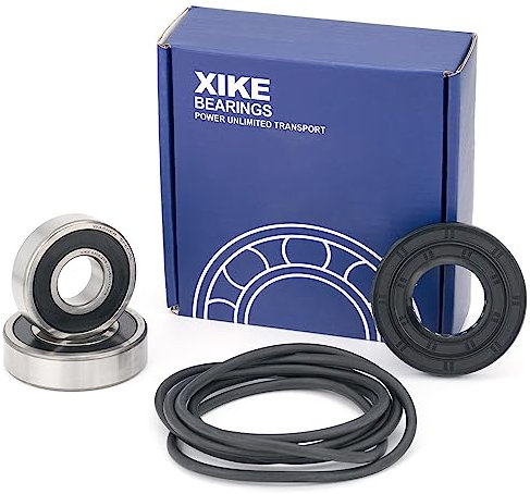 XiKe 4036ER2004A, 4036ER4001B, 4280FR4048E e 4280FR4048L Kit de rodamiento y junta para tubo interior de lavadora de carga frontal, centrifugado silencioso y duradero, Repuesto para LG y Kenmore etc.