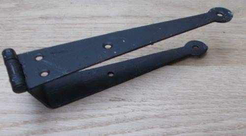 Penny End Cranked Hinge Black (Black)