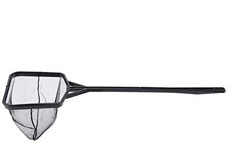 Fischnetz für Aquarium Aquarium Kescher Net Fangnetz Shrimp Net aus reißfestem Nylon Aquarium Fang Reinigung Mesh Werkzeug mit Kunststoffgriff für Aquarien Aquarium Fische Garnelen