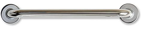 Haltegriff 45cm für Bad, Dusche, WC - Edelstahl poliert - inkl. Befestigungsmaterial - Rollafit