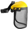 Wytino Safety Helmet with Visor,Helmet Visor with Full Face Mesh Visor for Logging Brushcutter Forestry Protection
