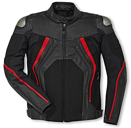 Ducati Dainese Lederjacke Fighter C1 schwarz Größe 50