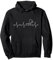Herzschlag Herzfrequenz Herzlinie Eishockey Spieler T-Shirt Pullover Hoodie