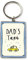 WPL Dad's Taxi Metallic Keyring Lovely Birthday Christmas KR218