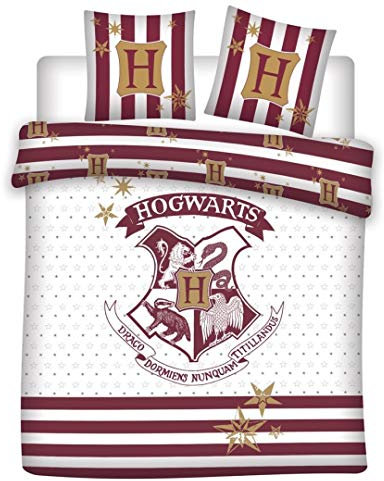 Harry Potter Copripiumino Hogwarts cotone per letto da 135 cm