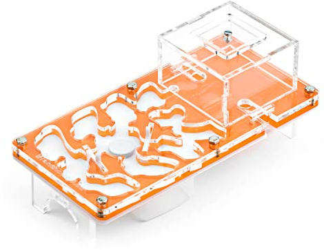 AntHouse - Ant Farm Educational Kit - Pilzmodell - 10x20x1,3 cm - Orange - Freie Ameisen