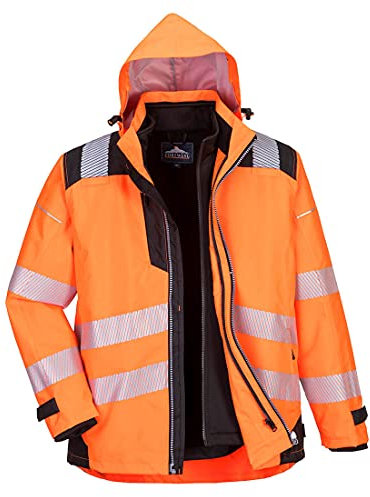Portwest Herren Pw365obrxxxl Work Utility Oberbekleidung, orange/schwarz, XXXL