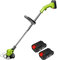 FSCLJ 24V Cordless String Trimmer, 1.7AH Battery Powered Grass Trimmer, Multi-Angle Adjustment, Brushless Motor, Double Safety Brake, Telescopic Garden Tools