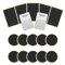 Oumers Puncture Repair Kits for Bikes,15 PCS Glueless Self-Adhesive Patches Round and Square Bicycle Inner Tube Repair with Rasp,Stick Firmly