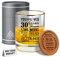 Kies CROWNLY Crystal® Personalised Whiskey Glass - 30th Birthday Gift for Men & Women