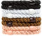 J.CARP 8pcs Mixed Color Hair Bands for Women Girls Elastic Hair Bands Ponytail Holders, No Damage and No Hair Elastic, Perfect for Girls and Women with Thick or Curly Hair, Style 5