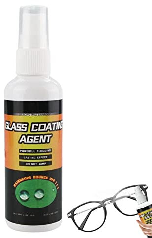 Anti Fog Spray, Anti-Fogging and Rain Proofing Agent Suitable for Helmet Visors, Goggles and Glasses, Anti Rain Spray for Car, Anti Fog Spray for Mirror, Anti Fog for Eyeglasses Sizes 100ml