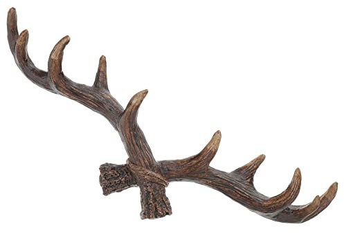 Cabilock Kreative Wandhaken Dekorative Wandhaken Hirschgeweih Wandhaken Schlüsselbrett Zur Wandmontage Kranzhaken Kleiderbügel Bauernkleiderhaken Geweih Aufhänger Geschenk Büro Elch
