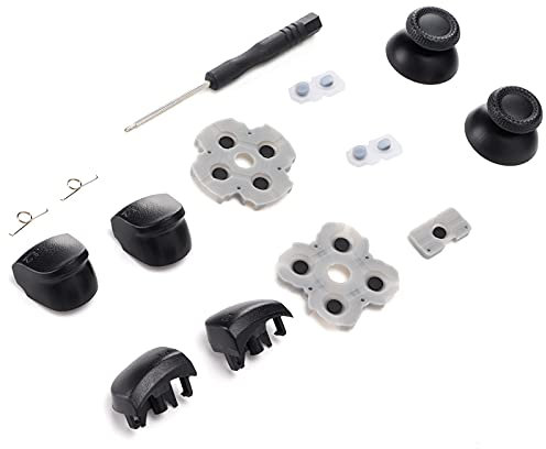 Botones de Encaje para el Controlador Ps5, Borracha Controle Ps5, Accesorios, Kit de Reemplazo del Controlador para el Mango de Ps5 Almohadilla de Goma Conductora Rocker 3D