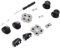 Nappe Manette Ps5,Bouton Manette Ps5,Boutons À TS pour Manette Ps5,Borracha Controle Ps5,ES,Kit De Rempment De Manette pour Manette Pad en Caoutchouc Conducteur À Bascule 3D Plas [Video G]