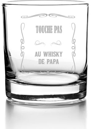 CADEAUX.COM - Verre à Whisky Tumbler 30cl - Idée Cadeau Homme pour Papa - Fête des Pères, Anniversaire, Noël