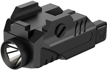 DARKFANG 600 lúmenes linterna táctica con carga magnética para pista Picatinny