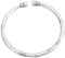 StarGems® Eröffnung gemeißelte Birnenblüte handgefertigt 999 Sterling Silber Armreif Manschettenarmband für Frauen Cb0030