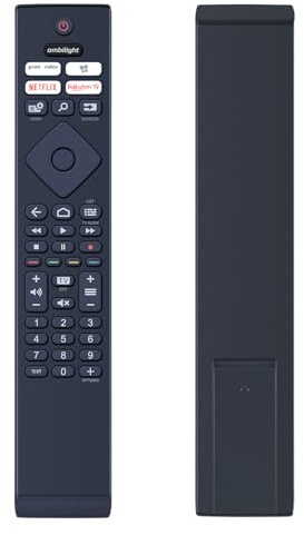 GOUYESHO Ersatz Fernbedienung HR45B-GJ06 für Philips Ultra HD LED 4K TV 55OLED706/12 65OLED706/12 58PUS8517/12 50PUS8517/12 65PUS8546/12 50PUS8857/12 50PUS8506/12 für Philips Fernbedienung
