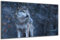 DARO Design - Wand-Bild auf 6mm HDF 30x20 cm Wolf Schnee - Wand-Deko Bilder Geschenk