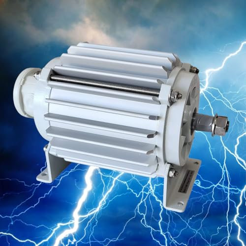 ISTABREEZE Générateur à aimant permanent 2000 W 48 V 3 phases générateur de courant alternatif à aimant permanent industriel pour turbine à eau éolienne