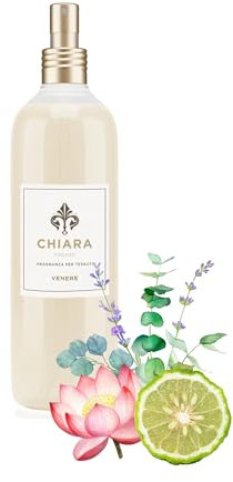 Chiara Firenze Stoffspray Venere 250 ml Made in Italy Lavendel - Lotusblume - Bergamotte