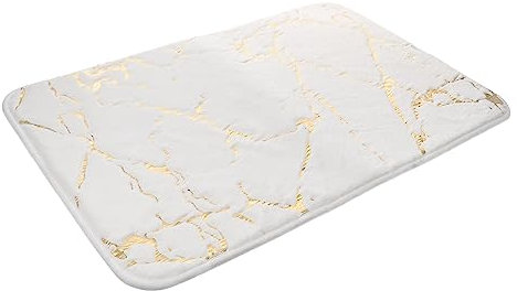 RORPOIR Badezimmerteppich Marmor Badewannenmatte Nicht- - Bodenmatte Leicht Zu Reinigen