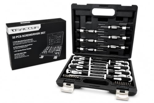 Set di cacciaviti da 32 pezzi, con intaglio di precisione, Phillips, Torx: ideale per riparare orologi e gioielli, dispositivi elettronici come laptop, tablet e telefoni, ecc.