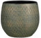 MICA Decorations Pot de fleurs Madeira - 23 x 23 x 23 cm - Terre cuite - Vert