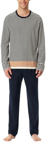 Schiesser Herren Langer Schlafanzug Pyjama Lang - 159633