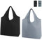 2 Pack Reusable Shopping Bags - Foldable Grocery Shopping Tote Bag for Daily Shopping Groceries Travel Storage, Waterproof Shopping Bags Washable Lightweight Bag for Daily Outdoor Women Men