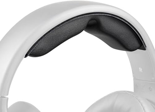 SOULWIT Archetto in Pelle Ricambio per Sennheiser HD620S Cuffie, Parte di Riparazione Cuffie Fascia Cuscinetto Headband Band, Facile Installazione Fai Da Te - Nero