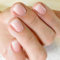 Short Square False Nails - 24pcs Gradient Nude Press on Nails - Strong Fake nails with Glue - 12 Sizes Stick on Nails - Full Cover Nail Tips and Glue for Women DIY French Manicure