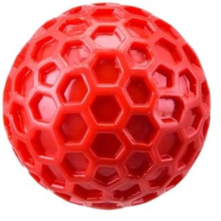 VVDPJLS Hundespielzeug, beißfest, interaktives Wurfgeräusch, Wabenbälle, Naturkautschuk, Zahnungsspielzeug, saubere Zähne, Haustierprodukte(27 F)