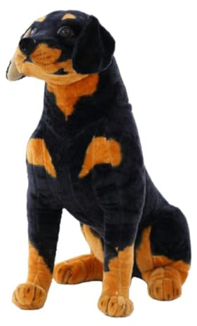 Generisch Hundeplüschspielzeug für Kinder,Plüsch Deutscher Schäferhund | Kuscheltier Stoffhund Figur | Hautfreundlicher, realistischer