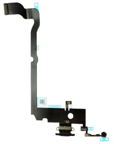 Eutoping Ladebuchse Board für Apple iPhone Xs Max Schwarz Connector Charger Board Flex Kabel Montage Ersatz