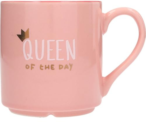 Depesche 0013594-006 Lieblingsbecher Motiv Nr. 6, Henkeltasse mit Spruch, 300 ml, aus Porzellan, teilweise mit Goldfolie und Innendruck