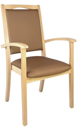 Erides Alexander Hochlehner Seniorenstuhl – Ergonomischer Armlehnenstuhl für Senioren und Pflege