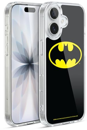 Head Case Designs Offizielle Batman DC Comics Klassisch Logos Gelhülle [Militärischer Schutzgrad] Kompatibel Mit Apple iPhone 17 Und Kompatibel Mit MagSafe
