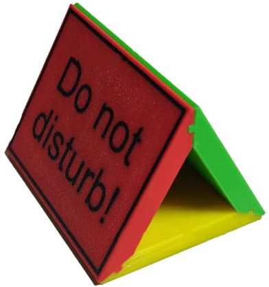 Bitte Nicht Stören Schreibtischschild - 8x6.5x5.6cm Dreifarbiges Warnsystem, Privatsphäre Anzeigetafel Desktop, Ampel Statusschild Büro Konferenz | Arbeitszimmer Klinik Wohnheim Badezimmer