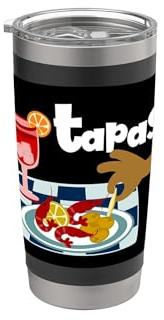 Coperchi antipasti Spagna Bicchiere termico in acciaio inox doppia parete