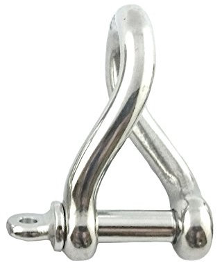 US Stainless Grillete giratorio de acero inoxidable 316 de 8 mm, grado marino