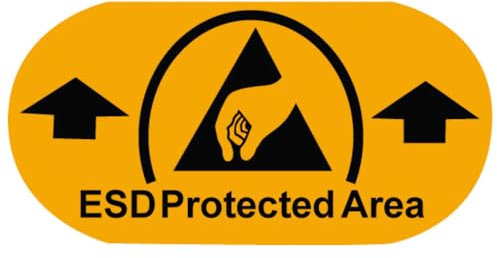 Warmbier Bodenmarkierungsaufkleber, ESD