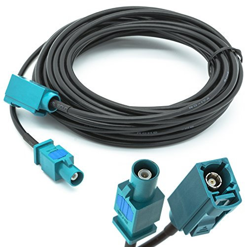 Adapter Universe 5m Verlängerung FAKRA Stecker auf FAKRA Buchse Antennen Adapter RG 174 Typ Z Kabel passend für Universal GPS- Antennen