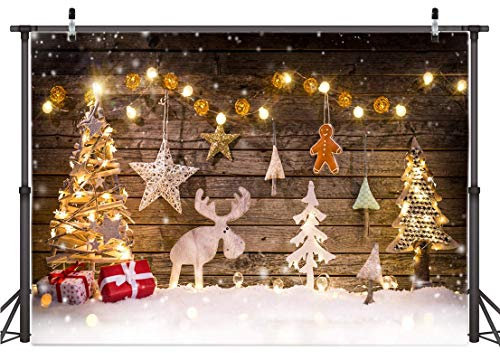 AIIKES 7x5FT Weihnachtsfotografie Hintergrund Weihnachtsbaumdekoration Hintergrund Baby Weihnachten Foto Hintergrund Familienfeier Hintergrund Studio Fotografie Hintergrund 10-822