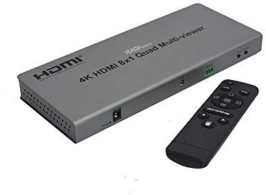 XOLORspace QV801 4k hdmi Quad multiviewer 8x1 mit nahtlosem Schalten (US chipset)