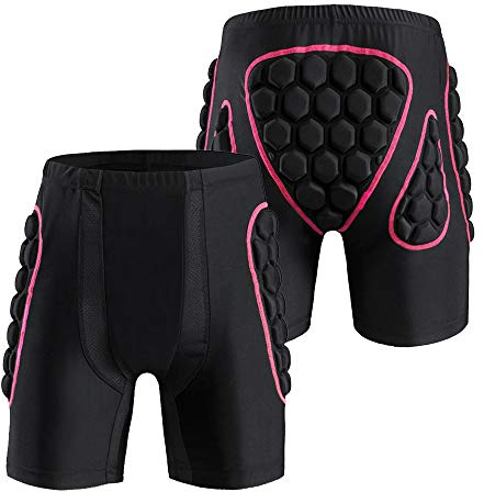 Irfora Women's Hip Butt Protection gepolsterte Shorts Rüstung Hüfte Schutz Shorts Pad für Snowboard Skating Skifahren Reiten