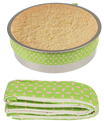 Cake Strips for Even Baking, 31in Adjustable Super Absorbent Thick Cake Pan Dampen Strips Reusable Cake Tins Baking Even Belts Cake Decorating Tools for Cake Leveler and Baking Supplies