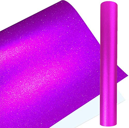 Glitzernde Perlen, selbstklebend, permanent, Vinyl, DIY-Handwerk, Vinyl-Aufkleber für Silhouetten, Becher, Kamee, Bastelarbeiten, Buchstaben, Banner, Glasspiegel, 30 x 150 cm (Rose)