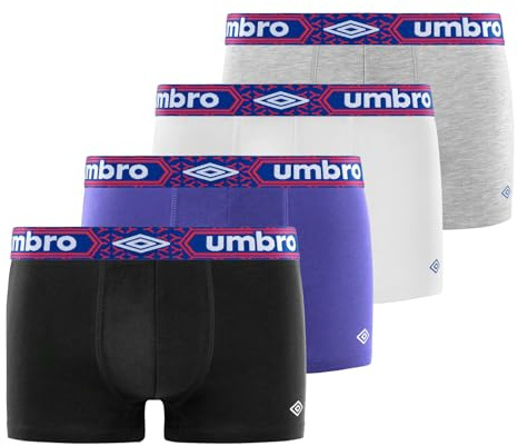 Umbro Herren Umbro Boxer Umb/1/Bcx4 Retroshorts (4er Pack)